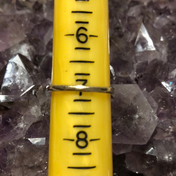 💐PRICE DROP 💐10K Ruby/White Sapphire/Black Diamond Ring - Picture 6 of 8